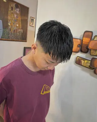 ショート 嶋田 裕太のヘアスタイル