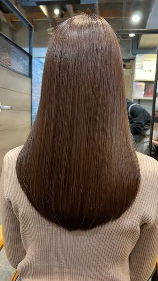 ロング カラー 当日予約OK⭕️ 佐藤太一のヘアスタイル