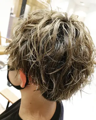 メンズ パーマ 垢抜けパーマヘア🍯 ジルのヘアスタイル