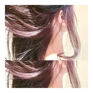 ミディアム カラー パーマ ヘアアレンジ 【ツヤ髪美容師】 ツダケイスケのヘアスタイル