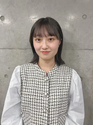 ミディアム ボブパーマコテ巻き風 パーマNo1深江秀平のヘアスタイル