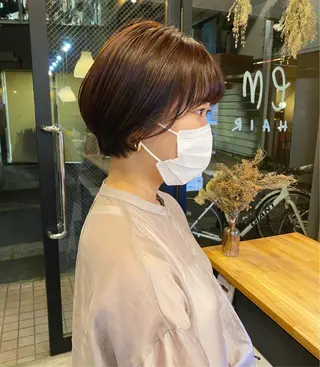 ショート カラー 柔らかいcolor 🌿harukaのヘアスタイル
