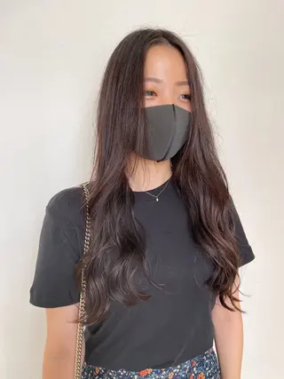 ロング パーマ 【AMANEQ】 yuka🦋のヘアスタイル