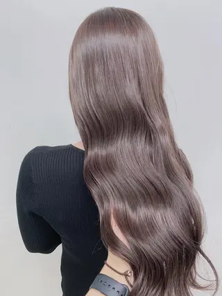 ロング カラー ⛄️冬の透明感 カラー⛄️大西のヘアスタイル