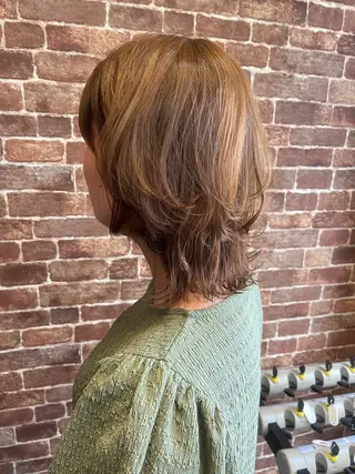 ショート カラー メンズ 久木原 ゆりのヘアスタイル