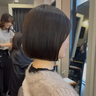 ショート ボブレイヤー/くびれ ヘア/タイラユリ🍋のヘアスタイル