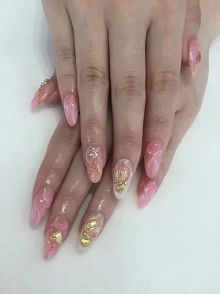 ネイル 💎🐰 saki. m 🐰💎のネイルデザイン