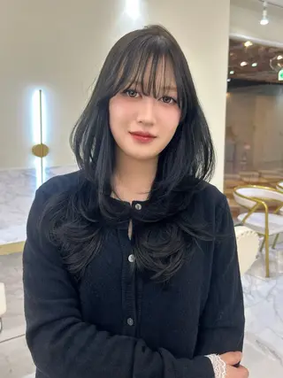 ロング hiyori🎀 トレンドレイヤーのヘアスタイル