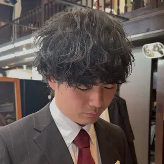 ショート パーマ メンズ HAREKE loopidea所属・【men's】 ハレケ／レイのヘアスタイル