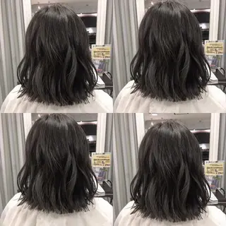 ミディアム box mico. mutsumiのヘアスタイル