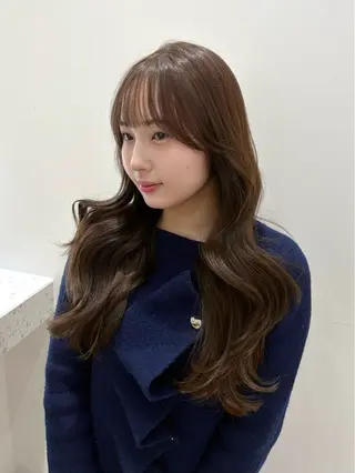 ロング 顔周り/レイヤー カット🎀ヒラバルのヘアスタイル
