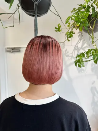 ショート 切りっぱなし/髪質 改善矯正/さやか🫧のヘアスタイル