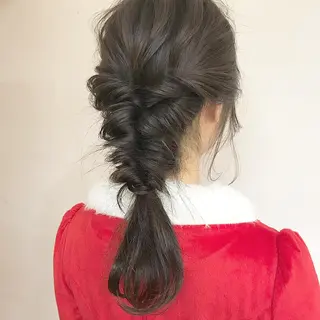 ロング ヘアアレンジ クニモトハルナ ボブ/柔らかカラーのヘアスタイル