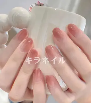 ネイル 🎀kira 長さだし💗モチ最高のネイルデザイン