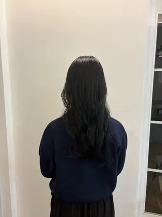 ロング カラー 加藤 七夕奈のヘアスタイル