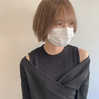 カラー MARU パーマ/レイヤーのヘアスタイル