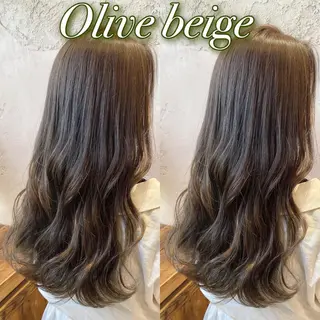 セミロング 韓国風ヘア✻透明感 カラー✻yukaのヘアスタイル