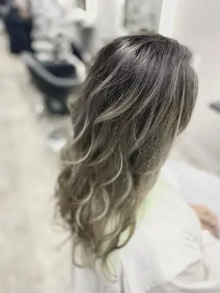 ロング カラー パーマPrivate SalonNoa名駅のヘアスタイル