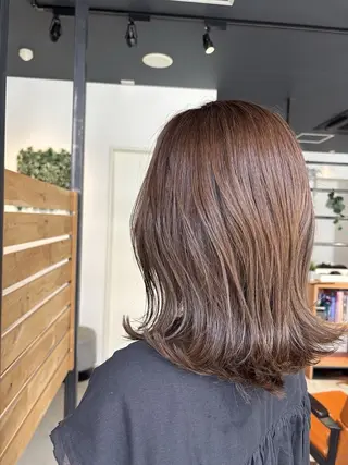 ミディアム RISE SWELL 江坂momoneのヘアスタイル