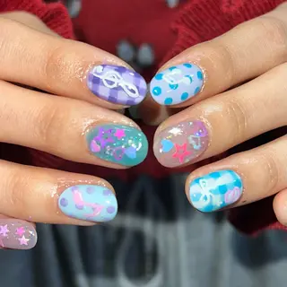 ネイル Hata nail 🎀個性派ニュアンスのネイルデザイン