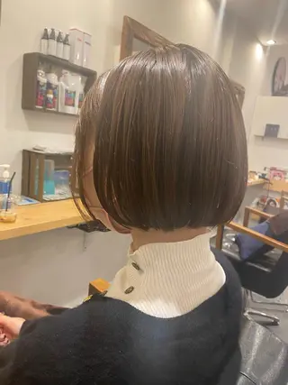 ショート カラー 髪質改善 大内翔太のヘアスタイル