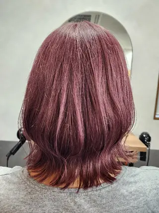 ミディアム カラー TELA HAIR 土気あすみが丘店所属・✂ AYAのヘアスタイル