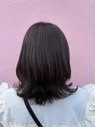 ミディアム ☁️彦坂唯有/ 透明感カラー☁️のヘアスタイル