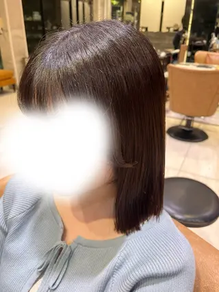 ミディアム ボブ／レイヤーモデル 募集中🫧ゆい🌼のヘアスタイル