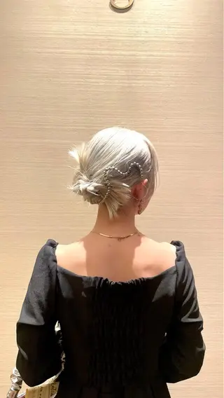 ヘアアレンジ 縮毛矯正/アレンジ FACE。ゆのんのヘアスタイル
