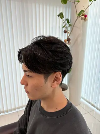 メンズ メンズ/パーマ/ ウルフ/伊武紀のヘアスタイル