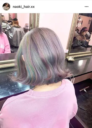 ミディアム S.SWEET 河原町店のヘアスタイル