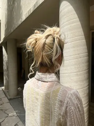 ミディアム Fev AYAHAのヘアスタイル