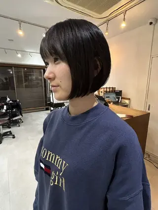 ショート ボブ人気No,1✨ TAME副店長のヘアスタイル