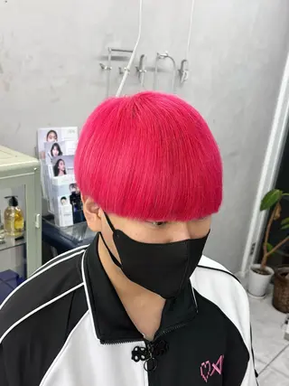 ショート 【梅田】ハッシュ /デザインカラーのヘアスタイル