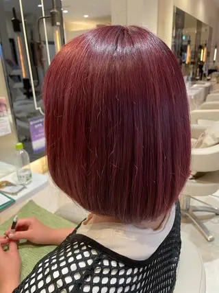 ショート カラー 髪質改善・縮毛矯正 濱　泰賀のヘアスタイル