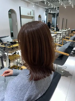 ミディアム manami/ ハッシュレイヤーのヘアスタイル
