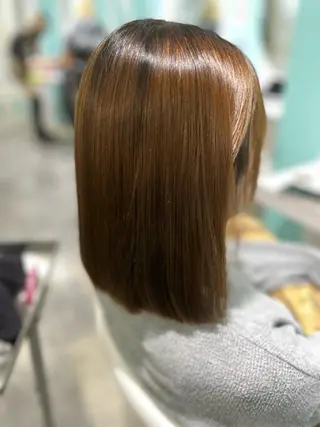 ミディアム 原 千景のヘアスタイル