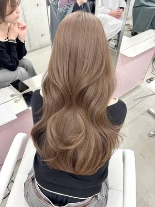 カラー Kana/韓国ヘア /暖色カラー🍒のヘアスタイル