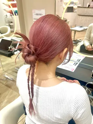 ヘアアレンジ 透明感カラー🫧/ アレンジ/ayanoのヘアスタイル