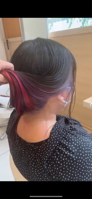ロング カラー カラー職人 なかもと たつひろのヘアスタイル