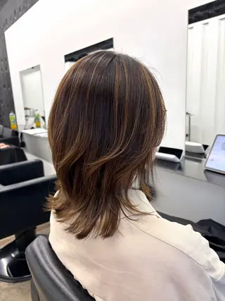 ミディアム カラー ryuei /原宿のヘアスタイル