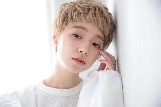 ショート カラー パーマ ヘアアレンジ レイヤーカット✂️ 横浜No1♡下鳥翔子のヘアスタイル