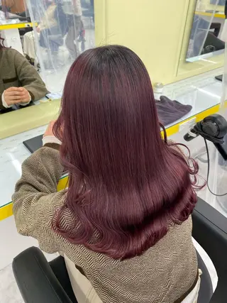 セミロング カラー パーマ ヘアアレンジ メンズ キッズ ネイル マツエク・マツパ アイブロウ 🐩推し活🐩 FUTABA🍒のヘアスタイル