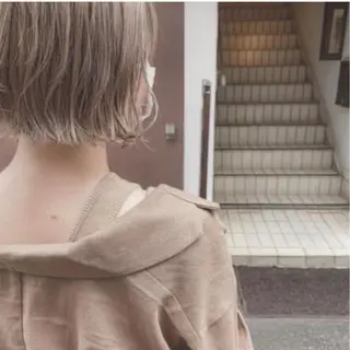 ショート カラー ヘアアレンジ カットカラーモデル BASSA上石神井店のヘアスタイル