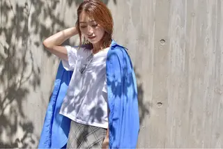 ミディアム hoNua. 栄/透明感カラーのヘアスタイル