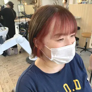 ショート カラー 綿貫 美雪のヘアスタイル