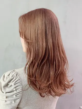 セミロング カラー パーマ ヘアアレンジ ITbyALBUM 浦和店のヘアスタイル