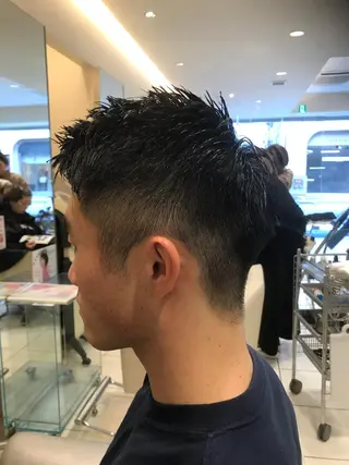 ショート カラー パーマ ヘアアレンジ メンズ キッズ ネイル マツエク・マツパ EnBlesS西宮 マンツーマン神道有基のヘアスタイル