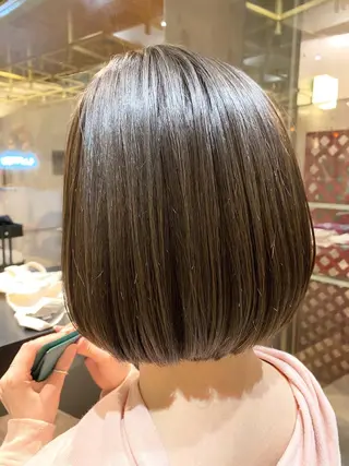ショート カラー パーマ 徳永 大樹のヘアスタイル
