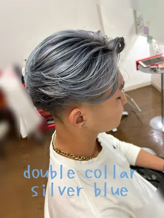 ショート カラー メンズ GLAD 萩原のヘアスタイル